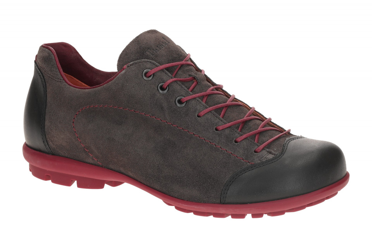 Think 55 Herrenschuhe KONG Grau-Schwarz Sportliche Halbschuhe Schn?rschuhe mi...