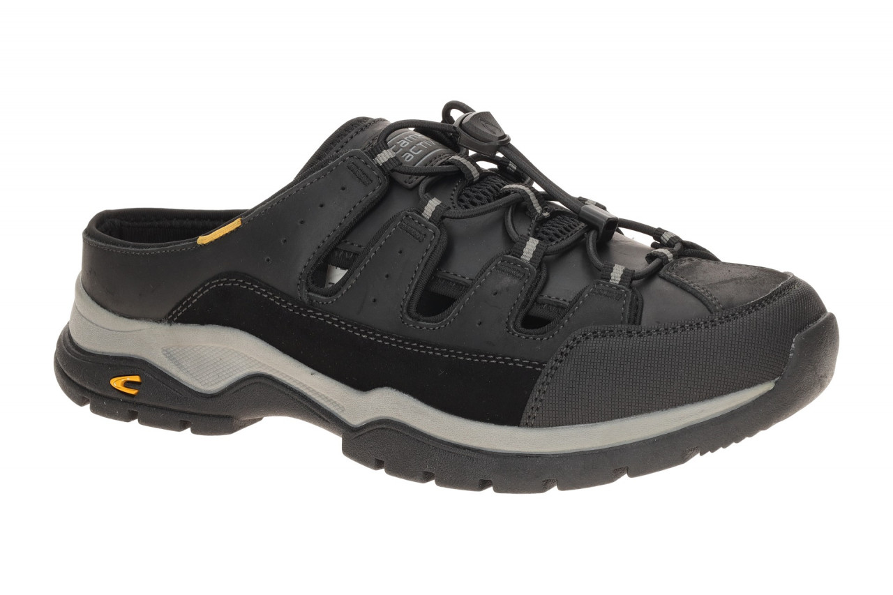 camel active BUD TWO 57BTA09-302100 schwarz - Herrenschuhe - Pantoletten