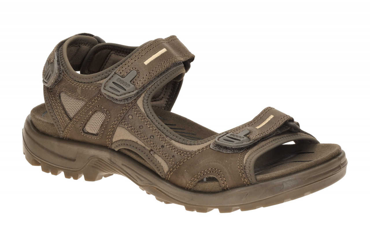 Ecco 06956412559 Yucatan Sandale Herren Braun Dark Clay Trekking Sandaletten