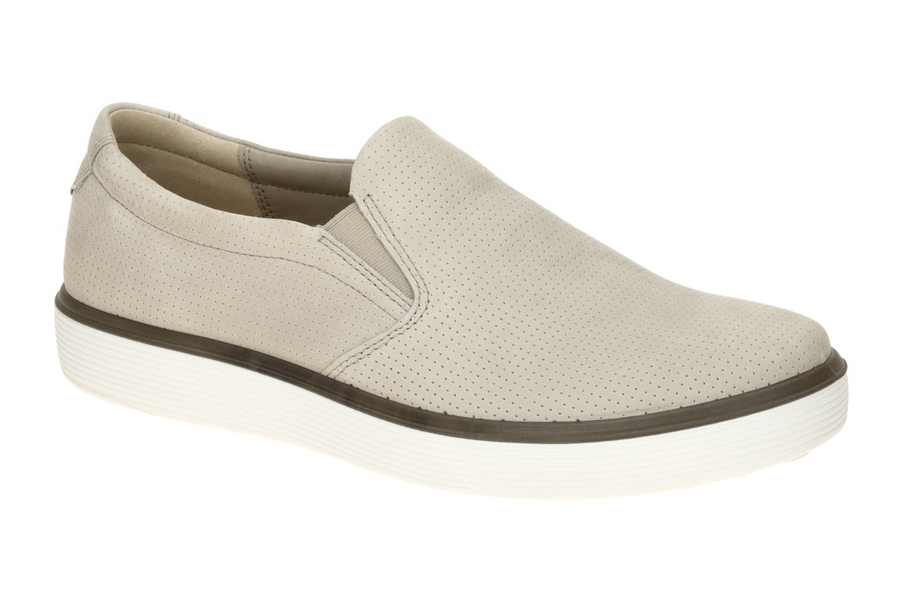 Ecco 525484 Soft 60 Herren Slipper Grau Pure Cashmere Flexibel-leichter Sport...
