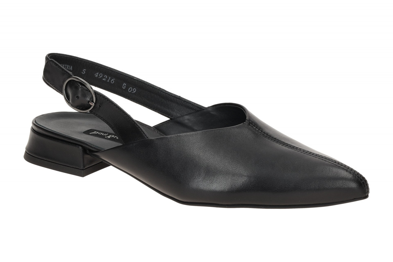 Paul Green 6163-00 schwarz - Sling Pumps f?r Damen
