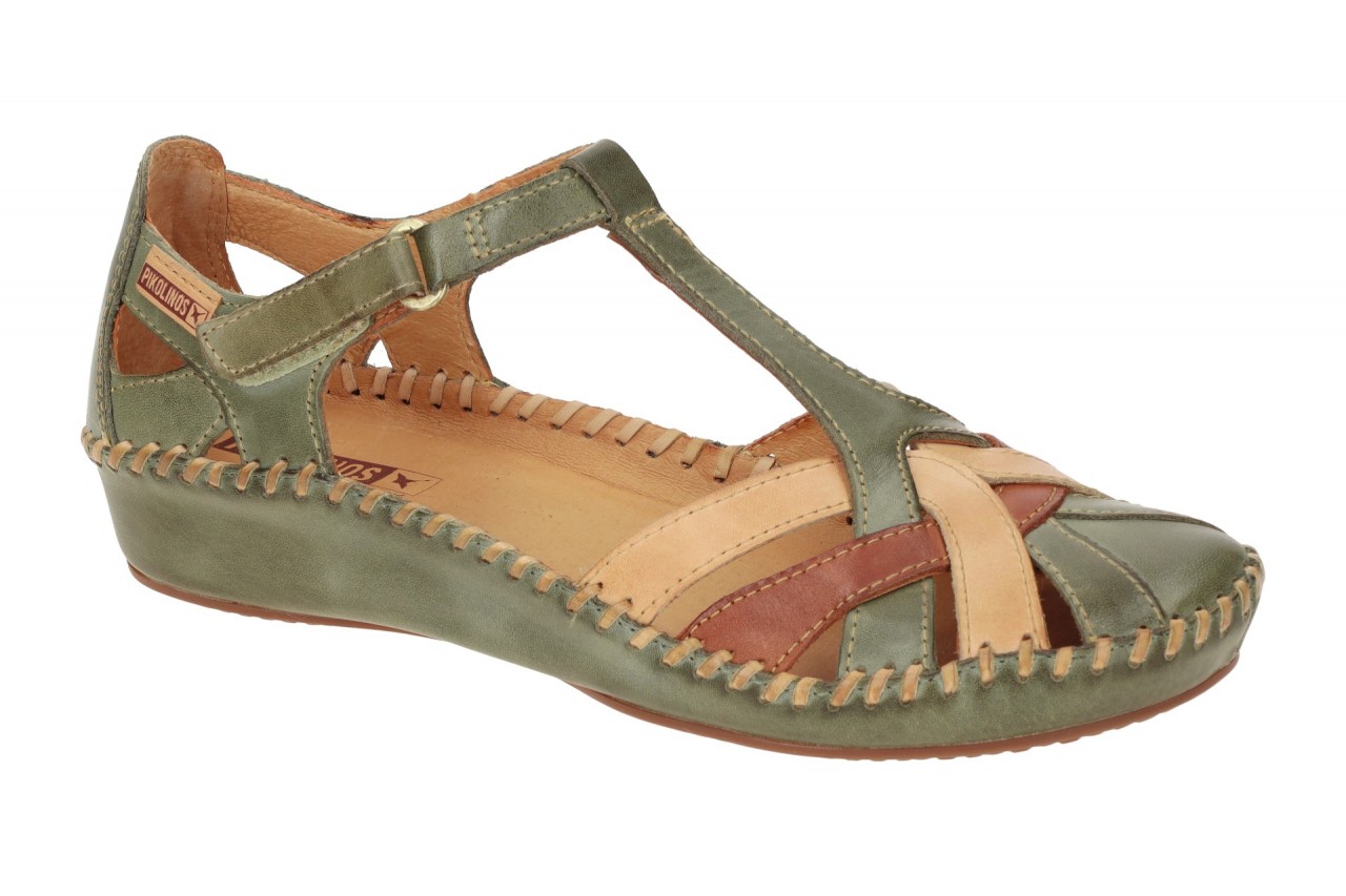 Pikolinos 655-0732C5 sage Gr?n Damen Sandale mit Keilabsatz