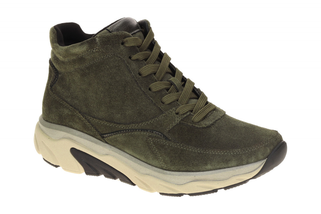 Gabor 76.836.33 Damen Stiefeletten Olive Gr?n Komfort Keilabsatz