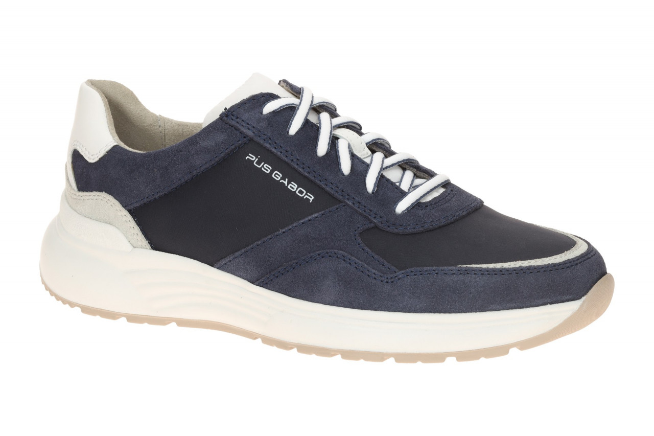 Pius Gabor Herren Halbschuhe 1079.11 Blau Space/Off-White Ultra-Leicht-Schuhe
