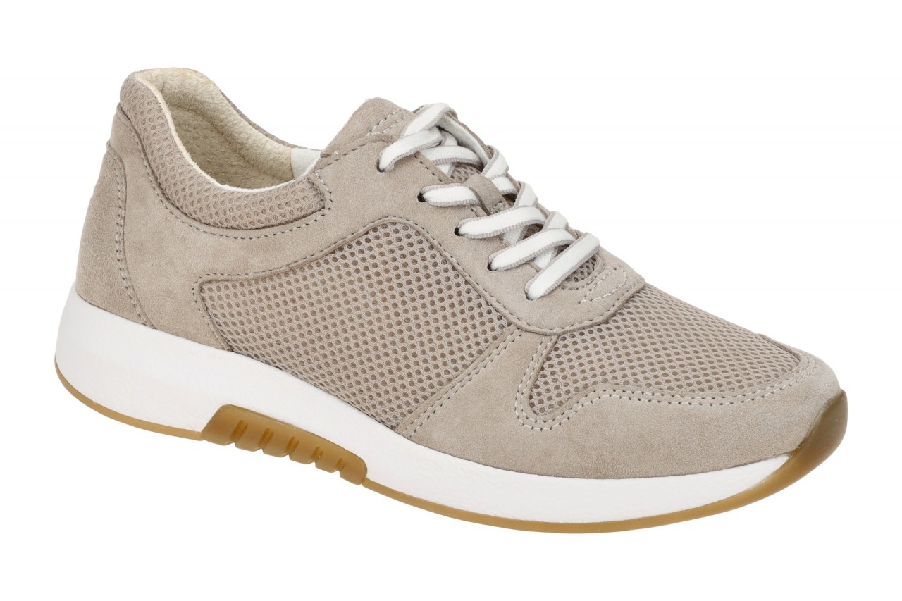Gabor 86.946.31 ROLLINGSOFT Grau Puder Bequeme Damen Sneaker