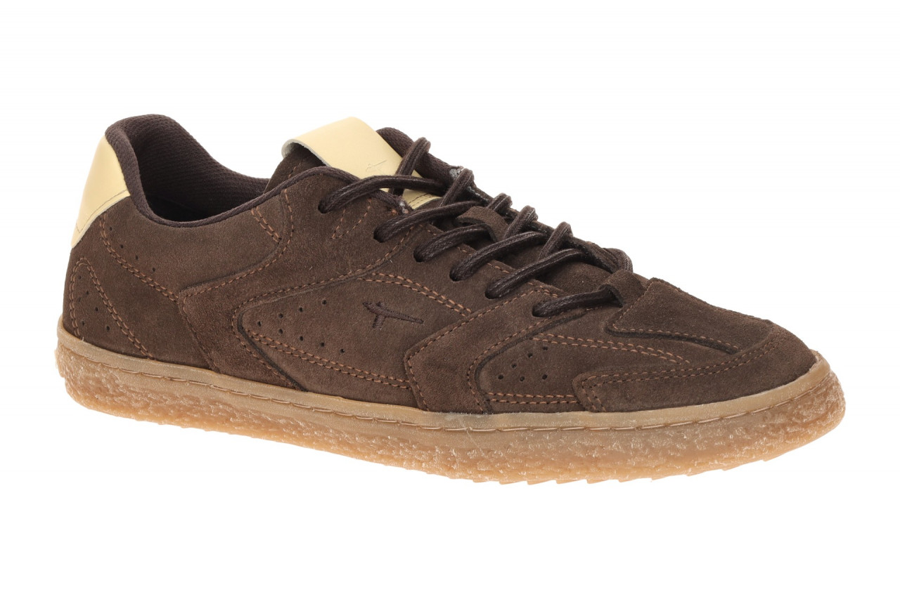 Tamaris 1-23600-47 303 Damen Sneaker mocca braun Velourleder Glattleder Sport...