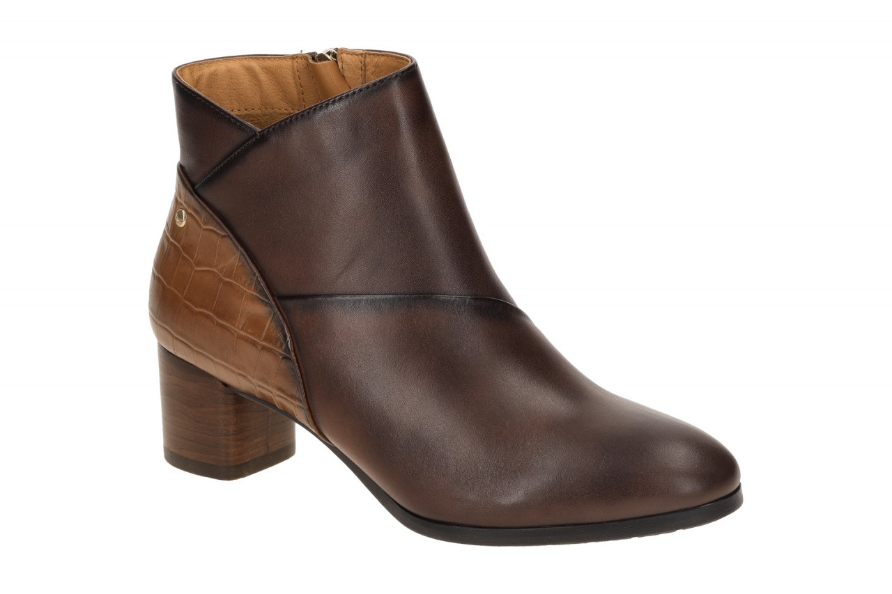 Pikolinos W1Z-8575C1 caoba Damen Stiefeletten CALAFAT Braun Glattleder rund 4...