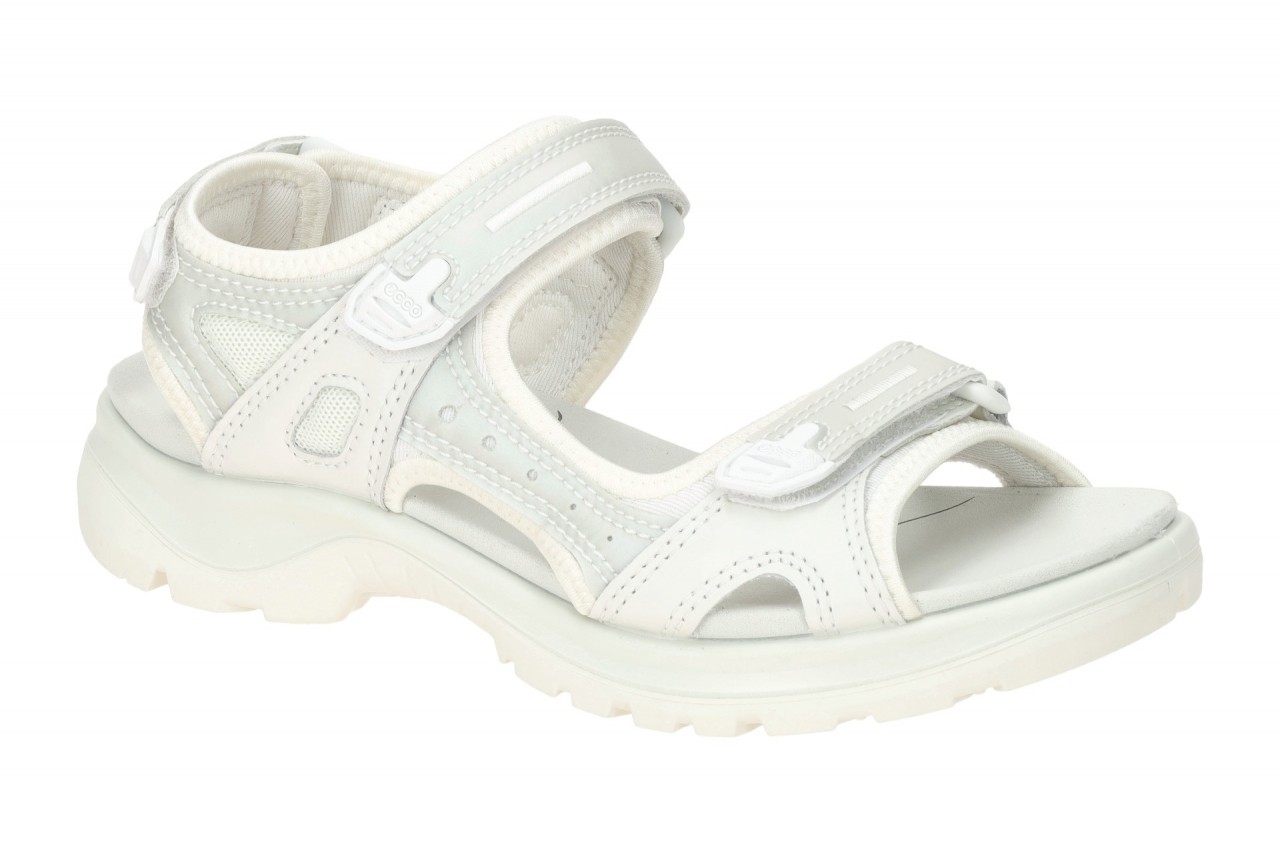 ECCO 06956360922 Yucatan Sandale Wei? - White/Iridescent | Damen Sandale mit ...