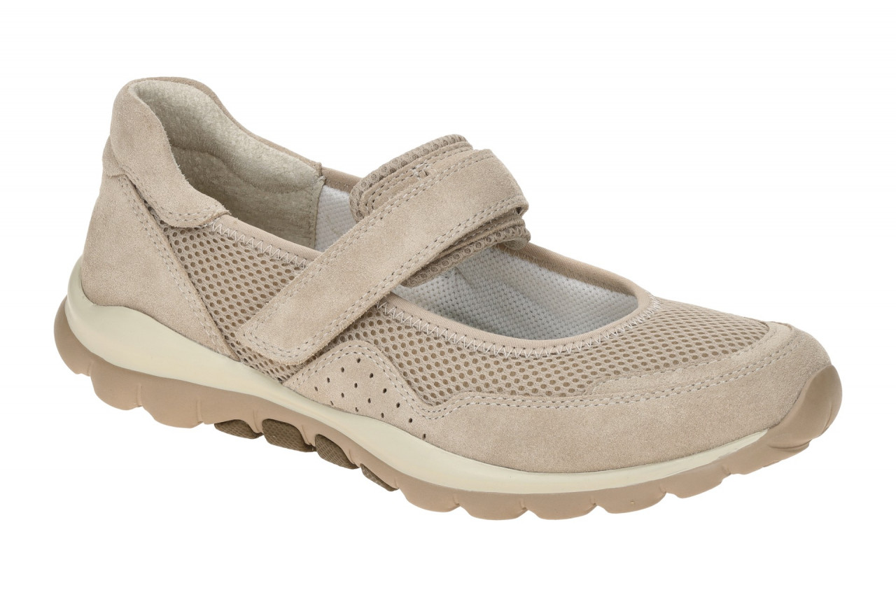 Gabor 86.961.33 ROLLINGSOFT Beige Oasi Damenschuhe Ballerina Mary Jane