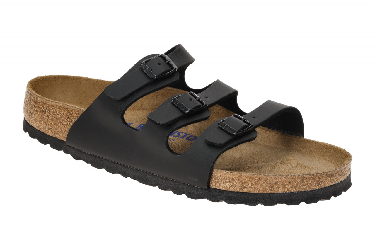 Birkenstock FLORIDA BS 53011 schwarz - Pantolette f?r Damen