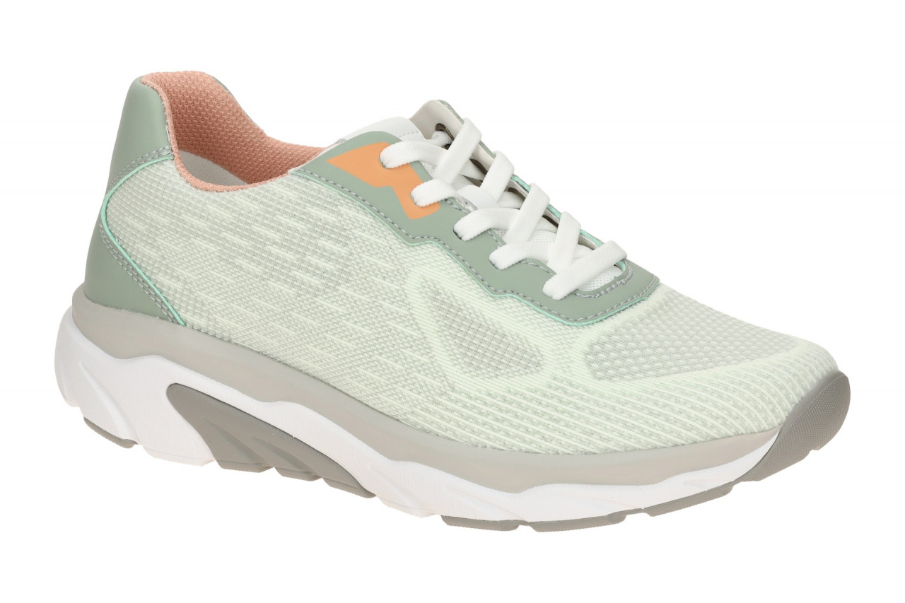 Gabor 86.934.24 ROLLINGSOFT Damen Halbschuhe Sneaker Gr?n Apricot Atmungsaktiv