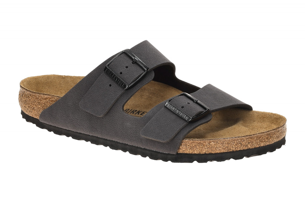 Birkenstock ARIZONA BS 1032045 dunkel-grau - bequeme Pantoletten f?r Herren