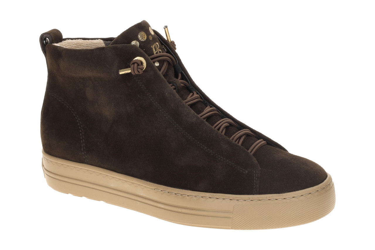 Paul Green 5283-120 dunkel-braun - Mid Cut Sneakers f?r Damen