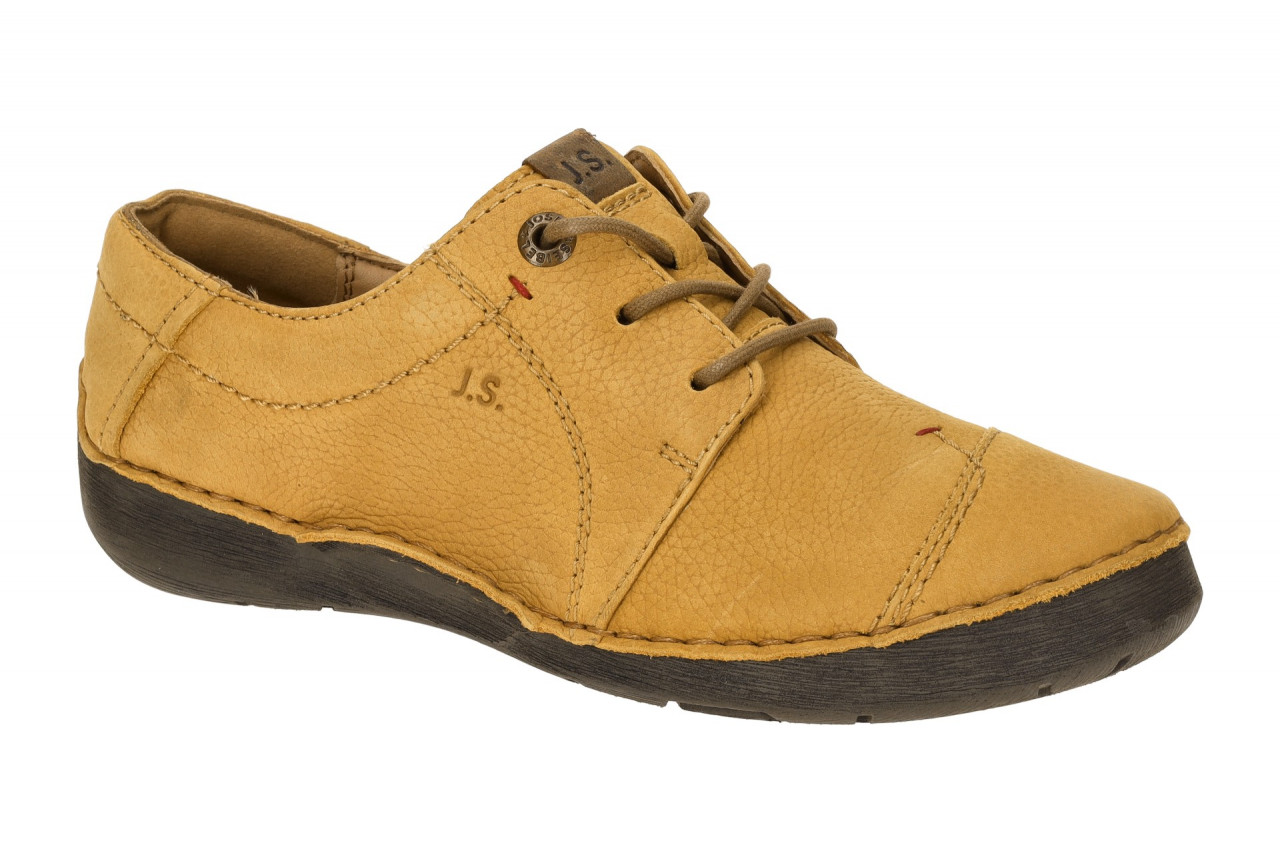 Josef Seibel 59692 FERGEY 20 Damenschuhe Gelb Senf Nubuck Echtleder Schn?r-Ha...