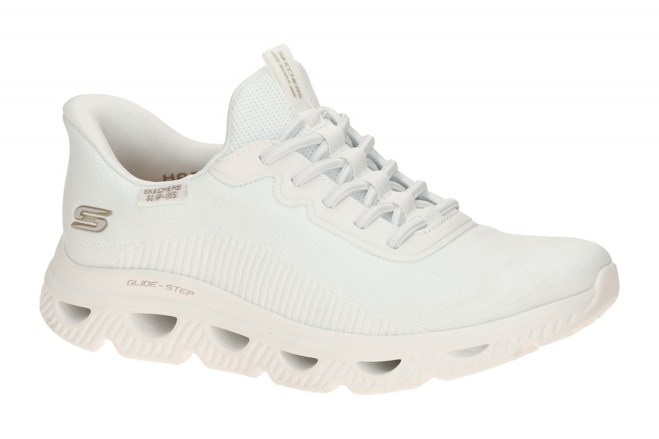 Skechers 117629 W BOBS ARC WAVES Damen Slip On Sneaker wei? Memory Foam