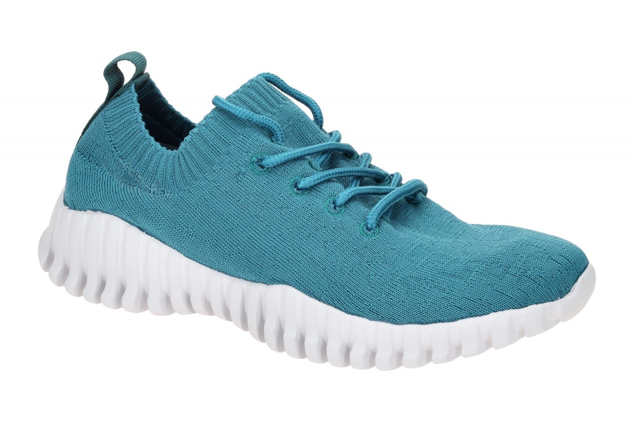 Bernie Mev. BM1010 Gravity Damen Sport-Halbschuhe Blau-Teal Vegan Memory Foam