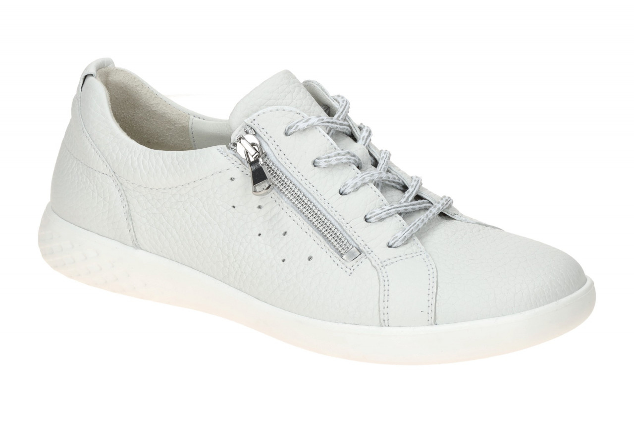 Waldl?ufer 947001 Damen Halbschuhe Wei?/Silber bequem mit Extra Weite H