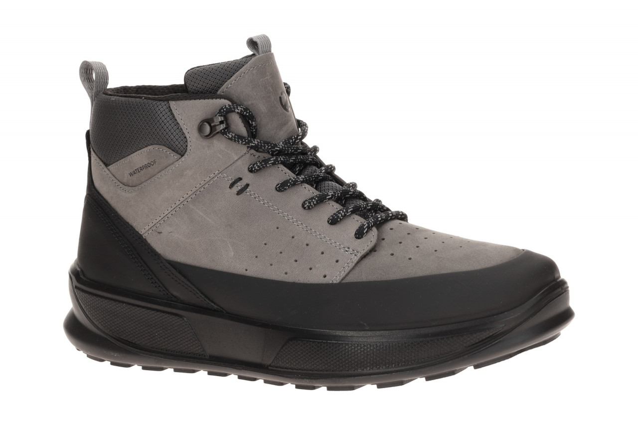Ecco 522864 Ankle Boot WP Herrenstiefelette Grau Black/Steel/Magnet wasserdicht