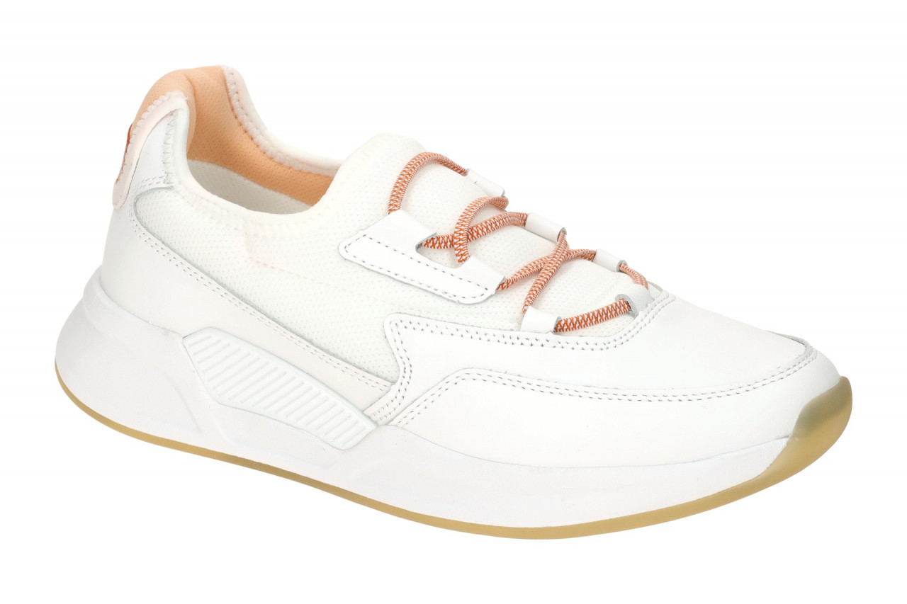 Gabor 66.951 ROLLINGSOFT Damenschuhe wei?/orange Sneakers