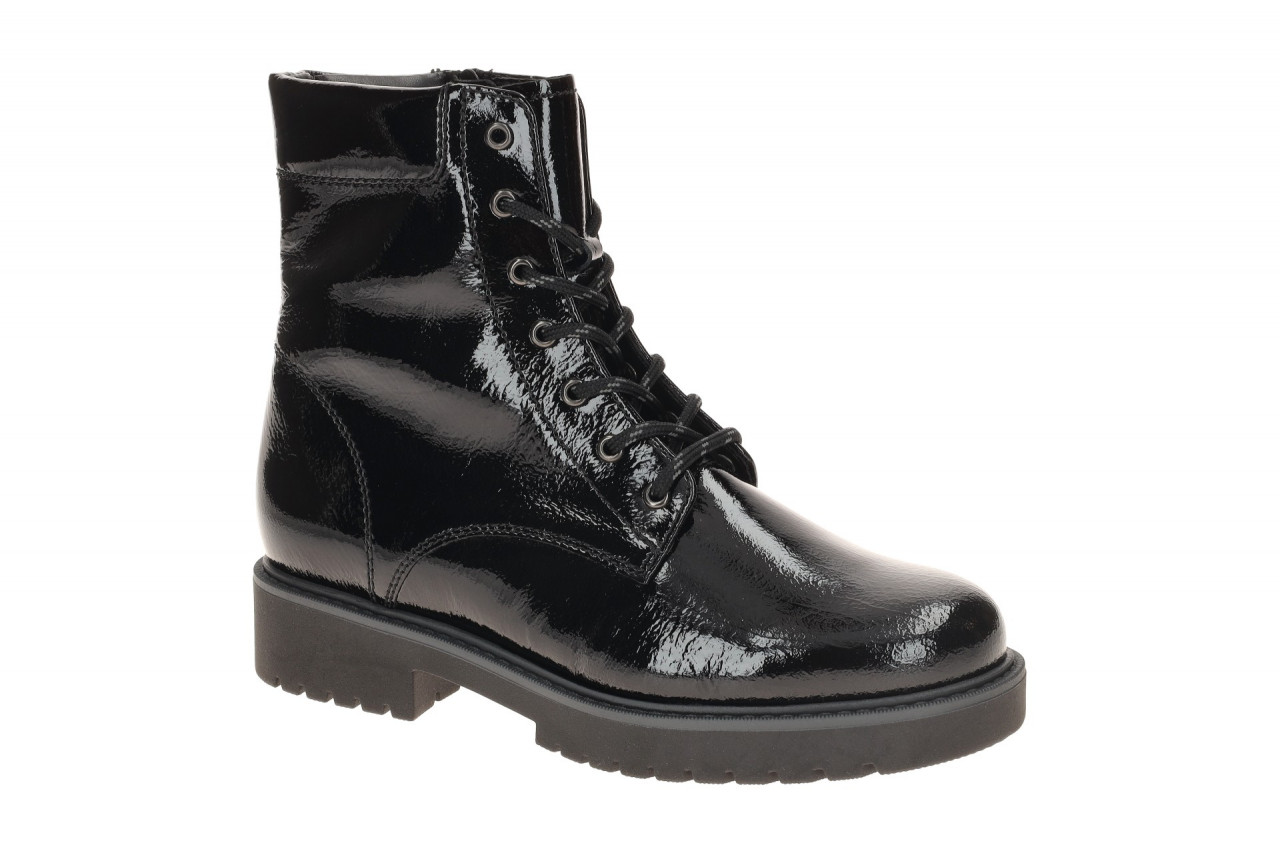 Gabor 72.735.87 Damen Stiefeletten Schwarz elegante LaceUp Boots