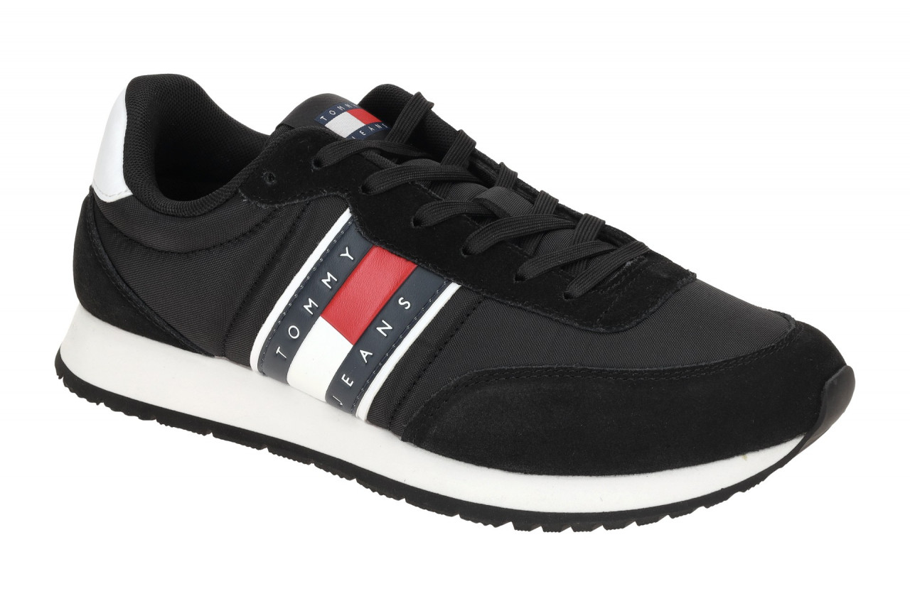 Tommy Hilfiger TJM RUNNER CASUAL ESS EM01351 BDS schwarz - Sneakers f?r Herren