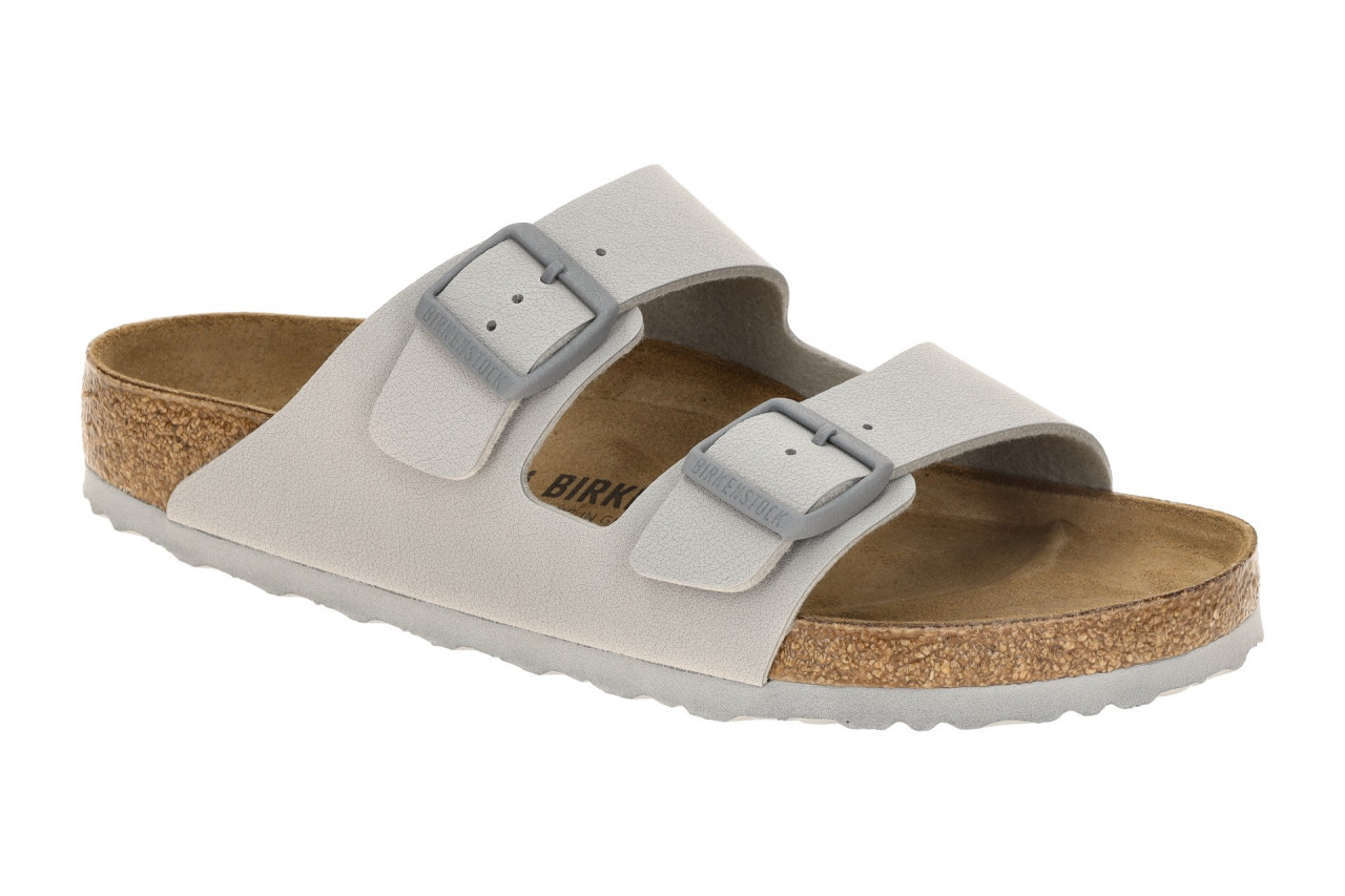 Birkenstock ARIZONA BS 1027720 hell-grau - bequeme Pantoletten f?r Herren