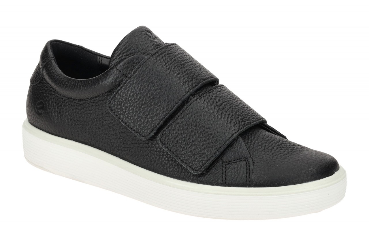 Ecco 21924301001 Soft 60 Ladies Black Leather Slip-Ons - Lightweight and Flex...