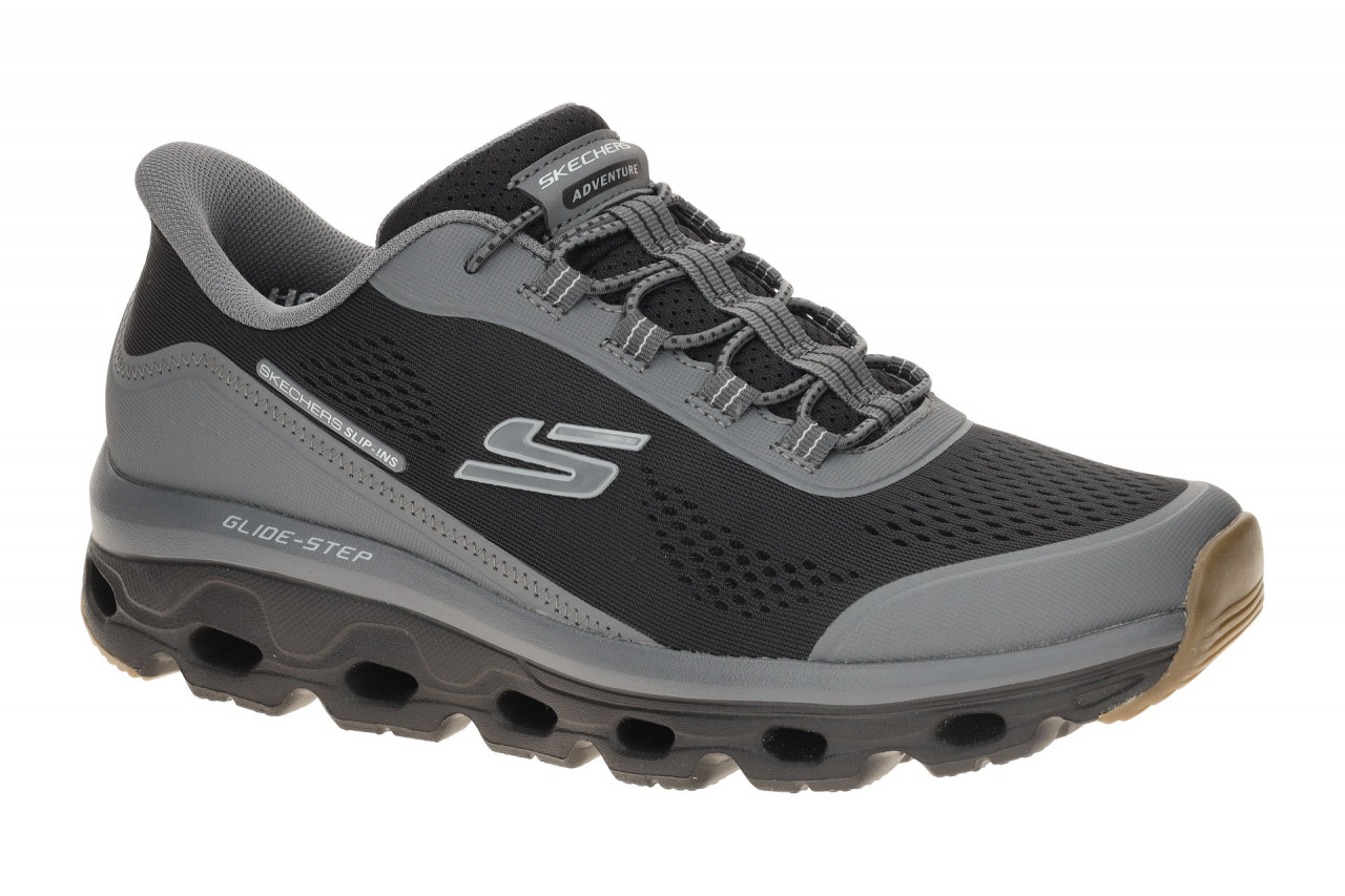 Skechers 237812 BKCC Herren Sneakers Grau Schwarz Slip-Ins Air Cooled Memory ...