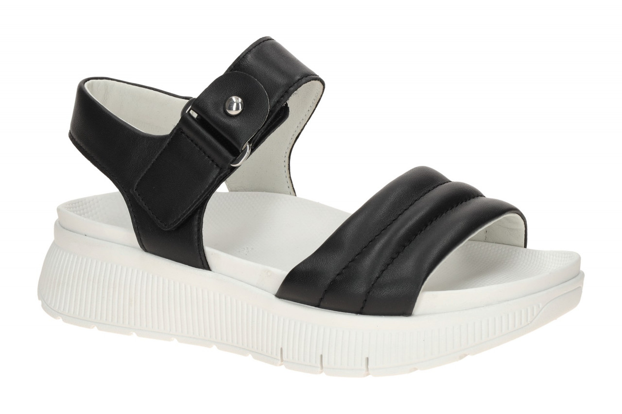 Gabor 84.610 - Sandalen Damen Schwarz Echtleder Best Fitting