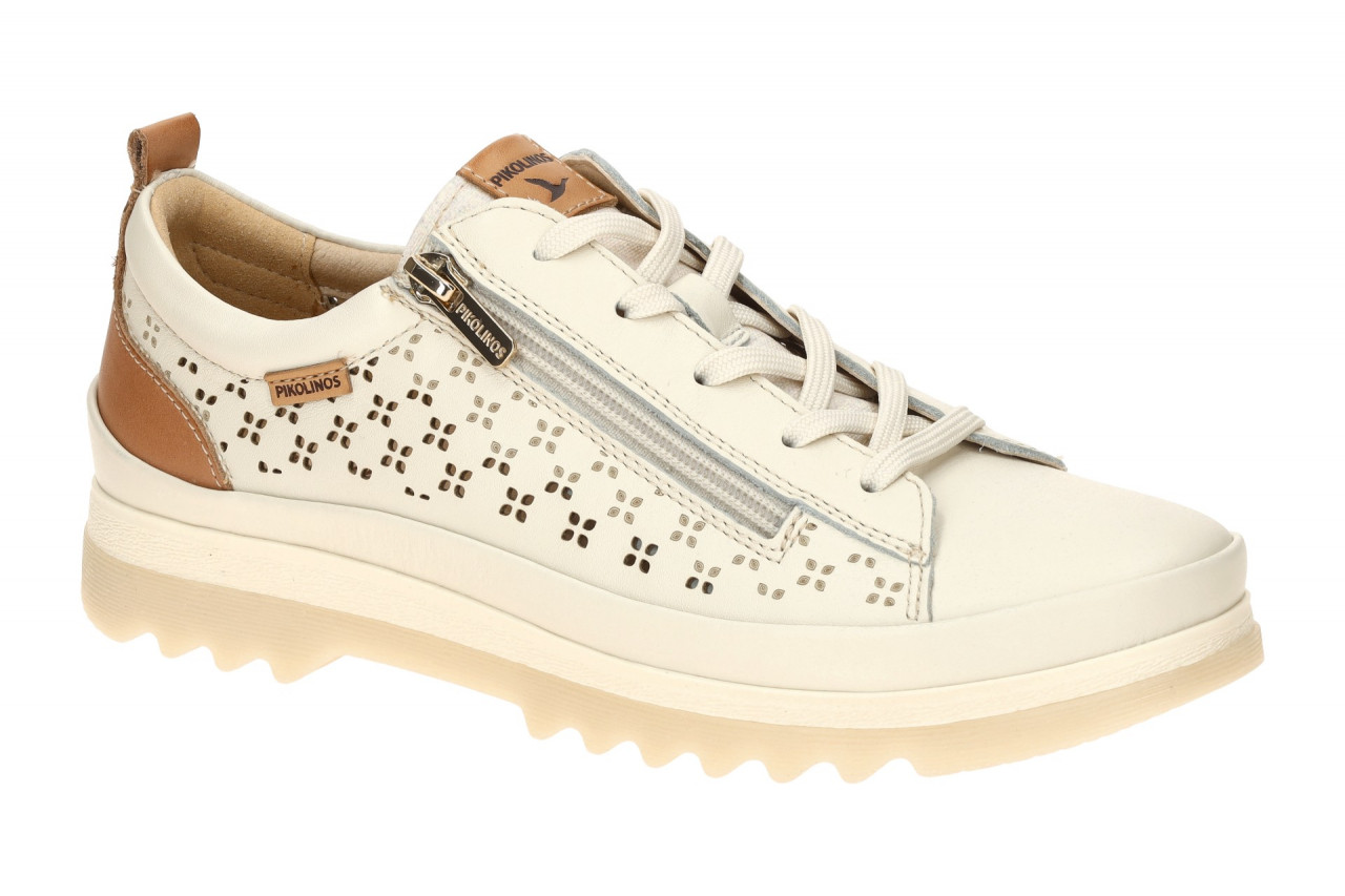 Pikolinos W3W-6841C1 nata VIGO Damenschuhe | Bequeme Schn?r-Halbschuhe in Wei...