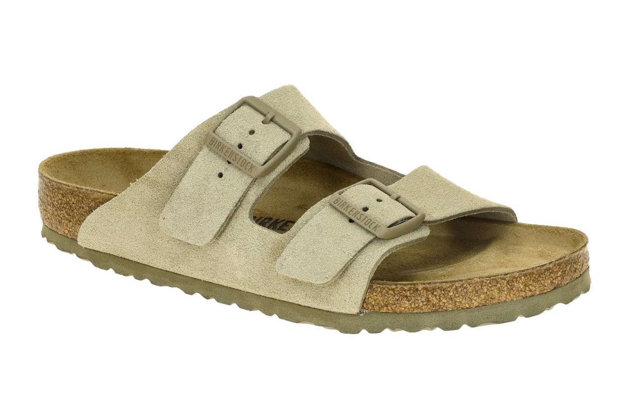 Birkenstock ARIZONA BS 1031998 kahki - bequeme Pantoletten f?r Herren