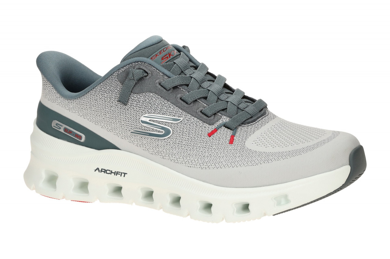 Skechers 233110 LGBL Herren Sneaker Grau Arch Fit Glide-Step Pro