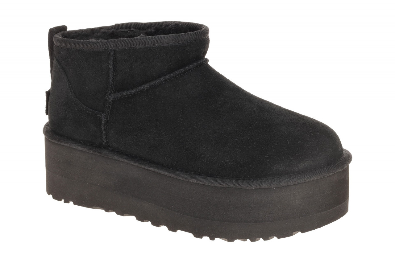 UGG CLASSIC ULTRA MINI PLATFORM 1135092 BLK schwarz - Winterstiefel f?r Damen