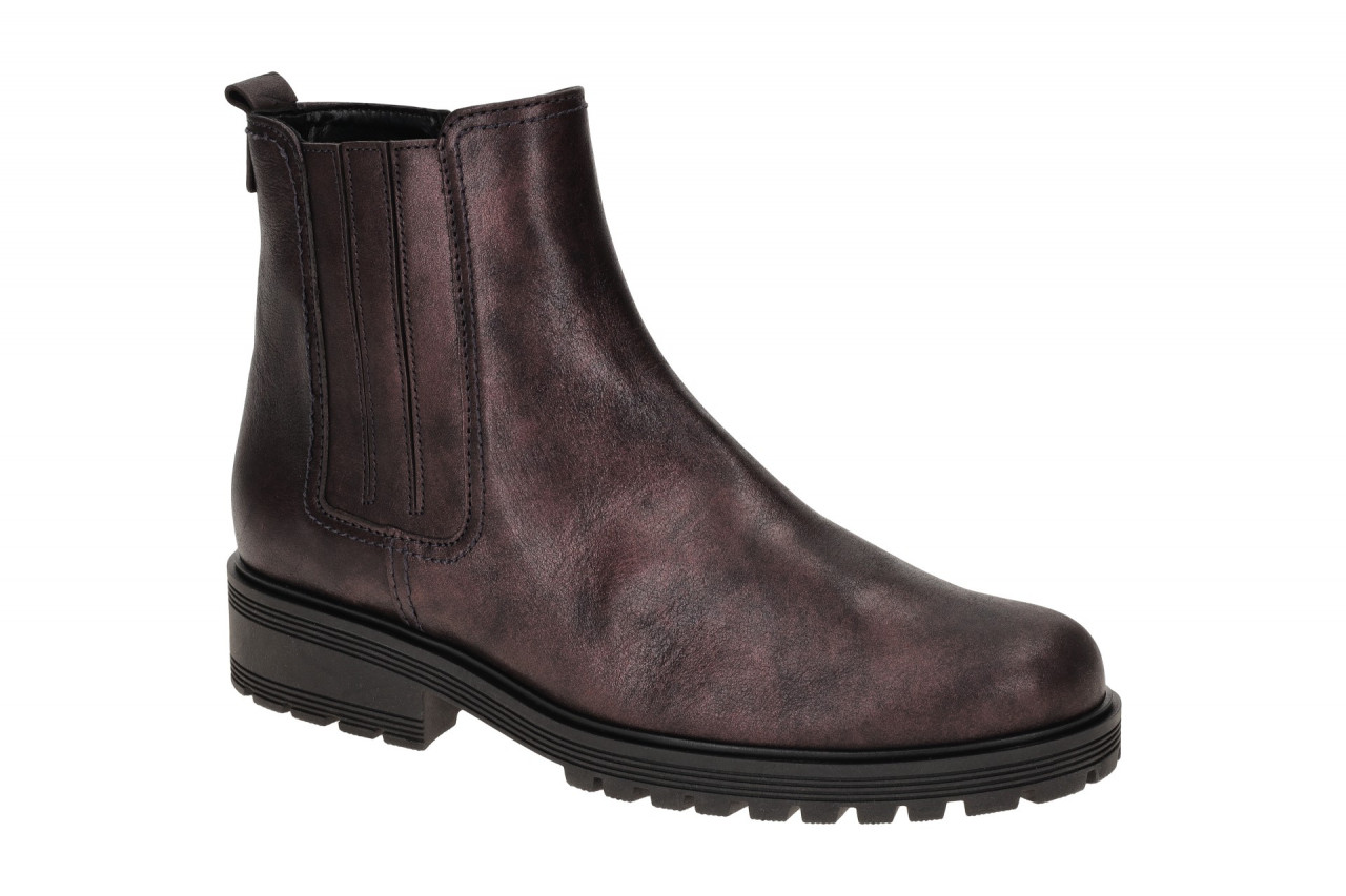 Gabor 52.761.18 PISA Damen Stiefeletten burgund - Chelsea Boots, Echtleder, e...