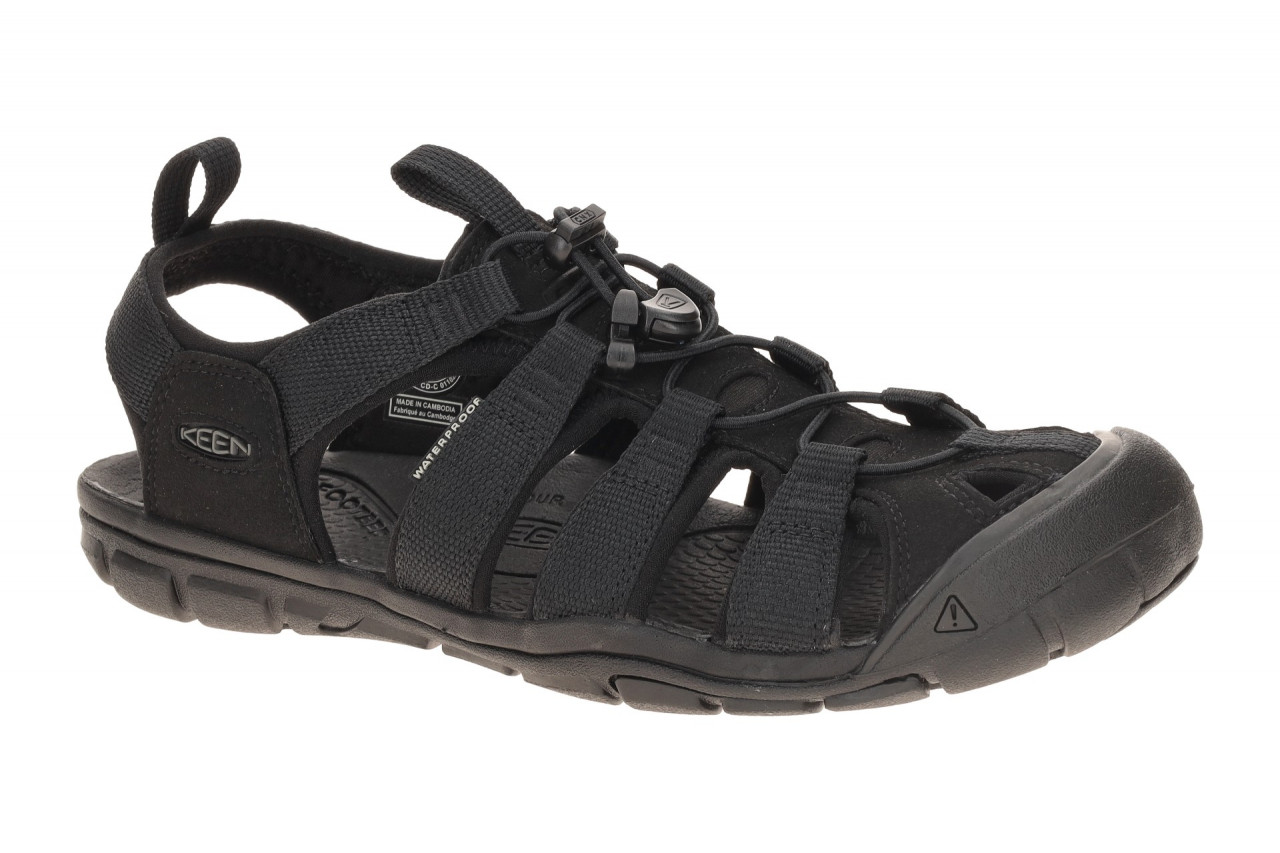 Keen Herren Sandale 1026311 Clearwater CNX Schwarz Triple Black - Anti-Odor T...