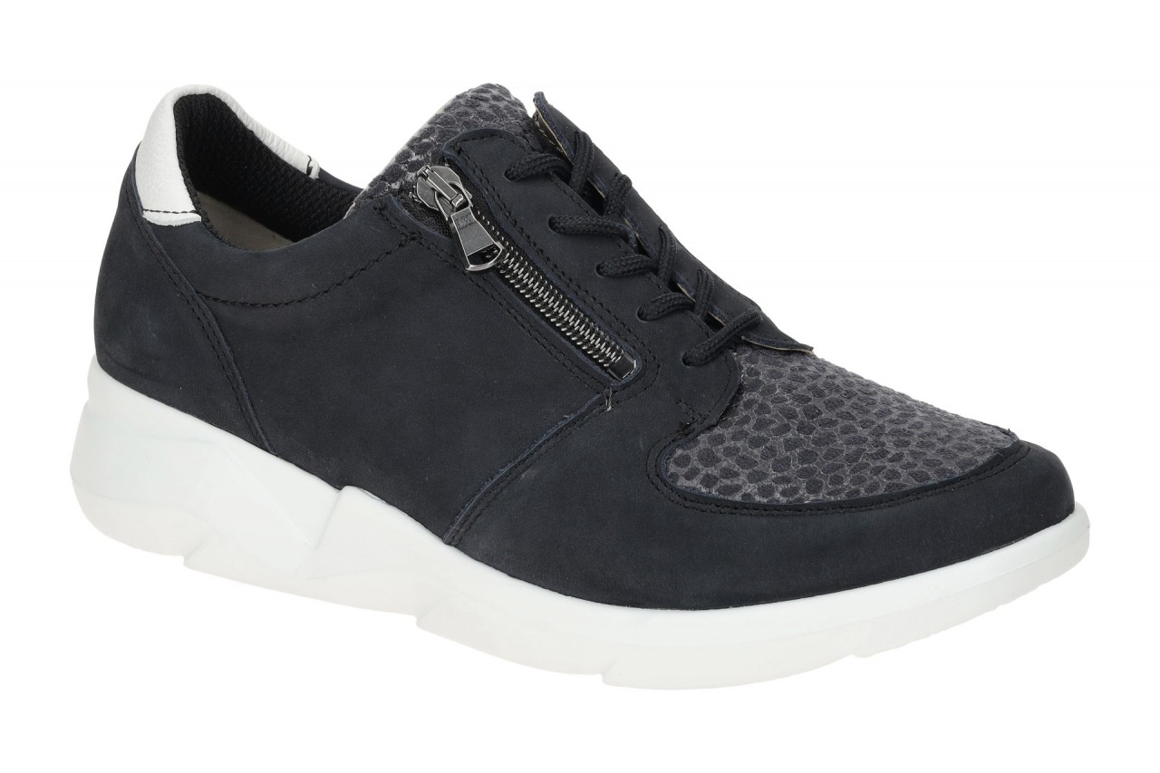 Waldl?ufer 668K02 K-FUNKY Sneaker Blau Marine/Weiss Bequeme Damenschuhe Waldl...