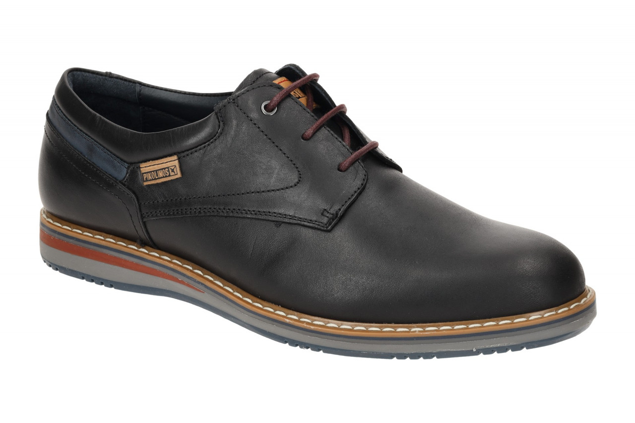 Pikolinos M1T-4050 AVILA Herrenschuhe Schwarz Glattleder Gummisohle bequeme S...