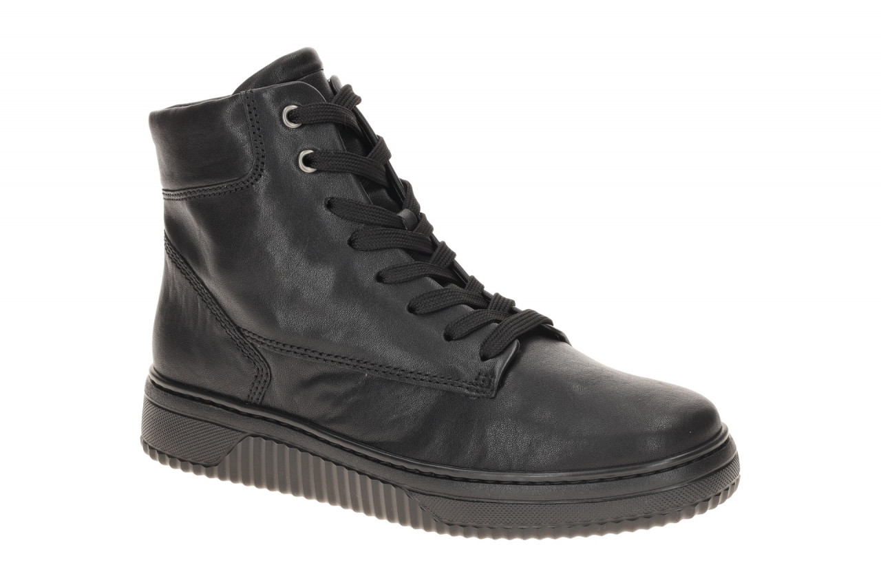 Gabor Damen Stiefeletten 76.795.57 Schwarz - bequeme Mid-Sneakers
