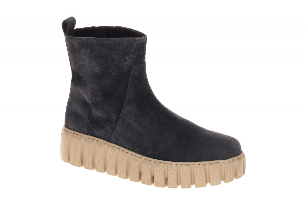 Gabor Damen Stiefeletten 76.780.46 in dark-blue - bequeme Keilstiefelette