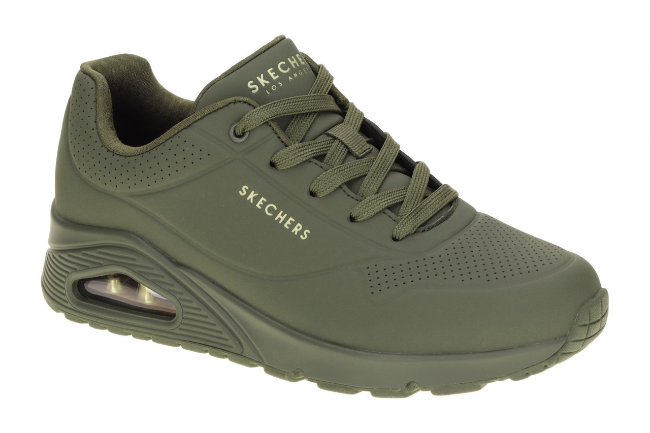 Skechers 73690 OLV UNO - STAND ON AIR Damenschuhe in gr?n olive