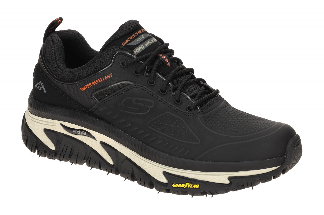 Skechers ARCH FIT ROAD WALKER 237333 BLK schwarz - bequeme Halbschuhe f?r Herren