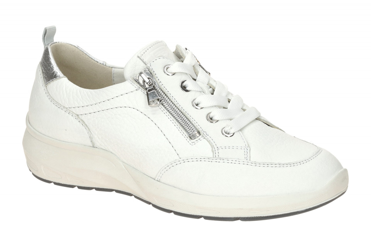 Waldl?ufer 831001 M-TONIA Damenschuhe wei?/silber Echtleder Slipper