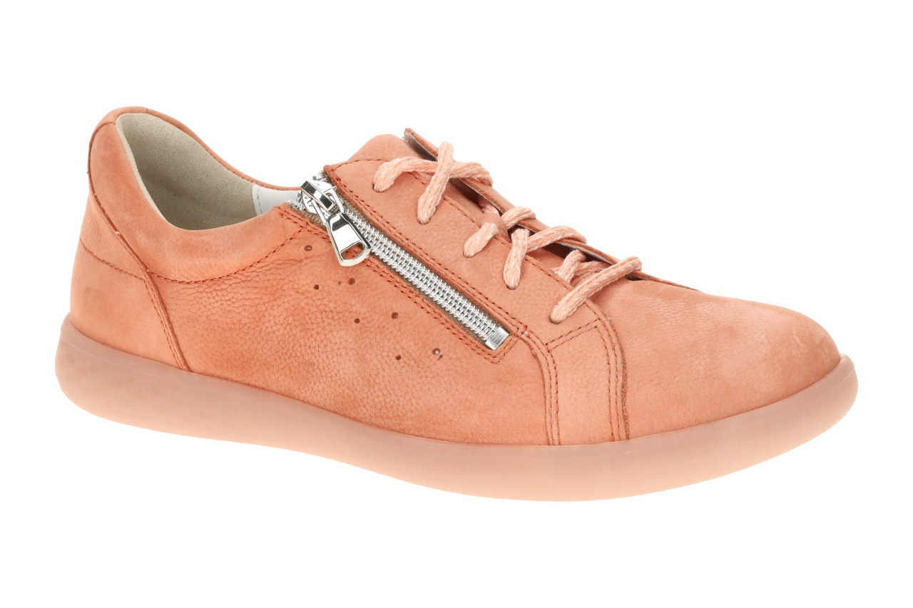 Waldl?ufer 947001 H-ClOE Damenschuhe bequeme Schn?r-Halbschuhe rose-melon/silber