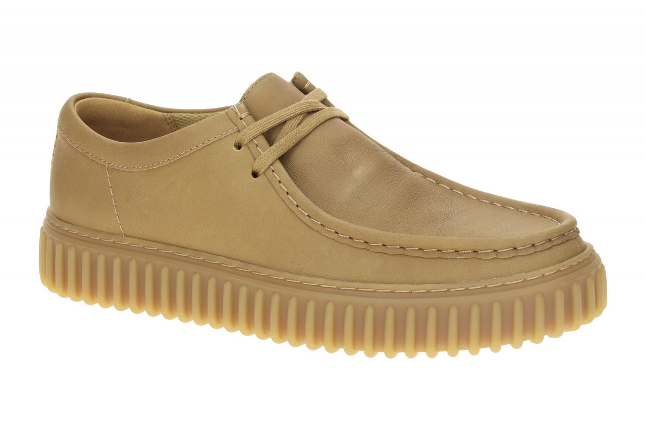 Clarks 26186161 7 TORHILL LO Herrenschuhe Braun dk sand Comfort Mokassin