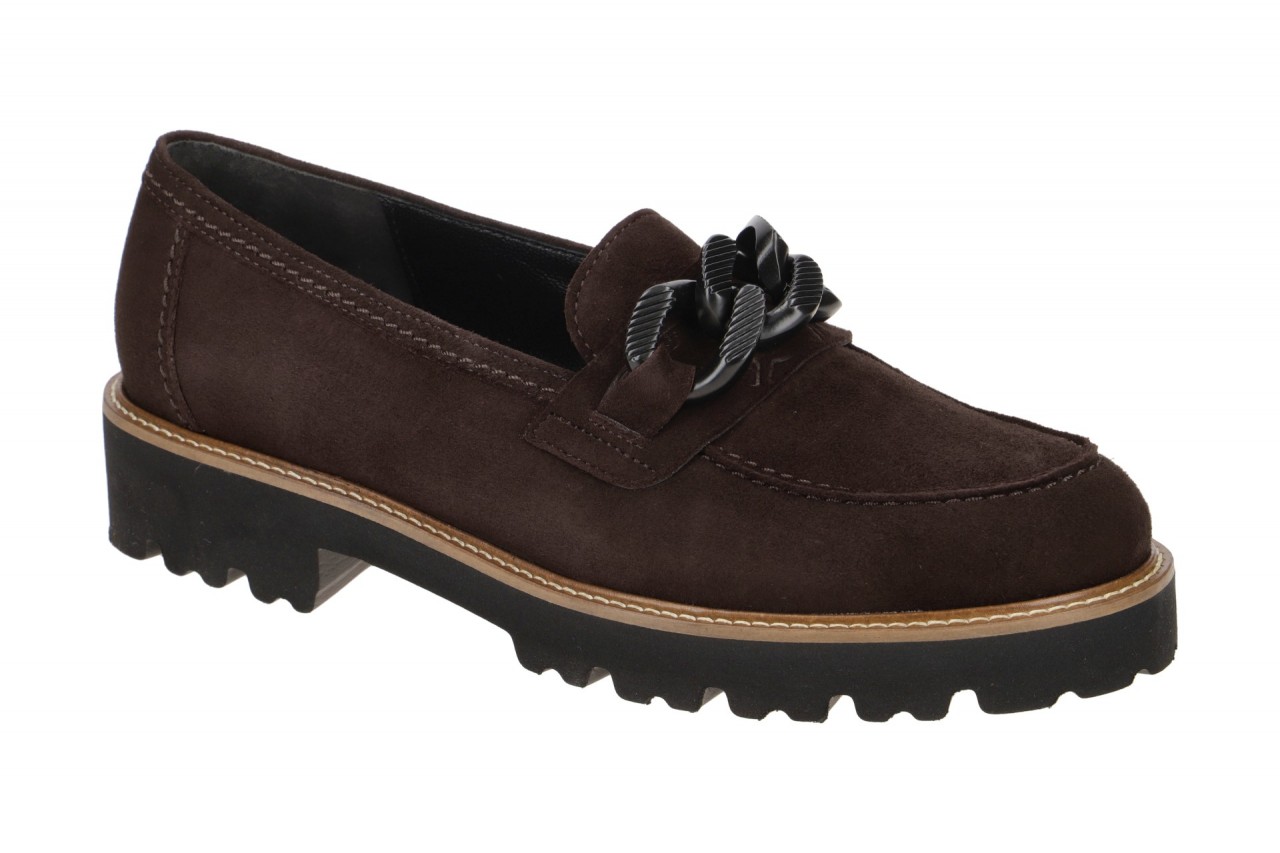 Gabor 75.240.38 dunkel-braun - elegante Slipper f?r Damen