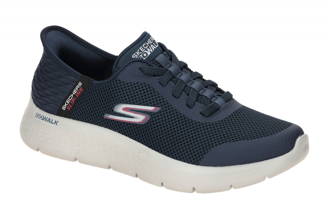 Skechers GO WALK FLEX 216324 NVY blau - Slipper f?r Herren