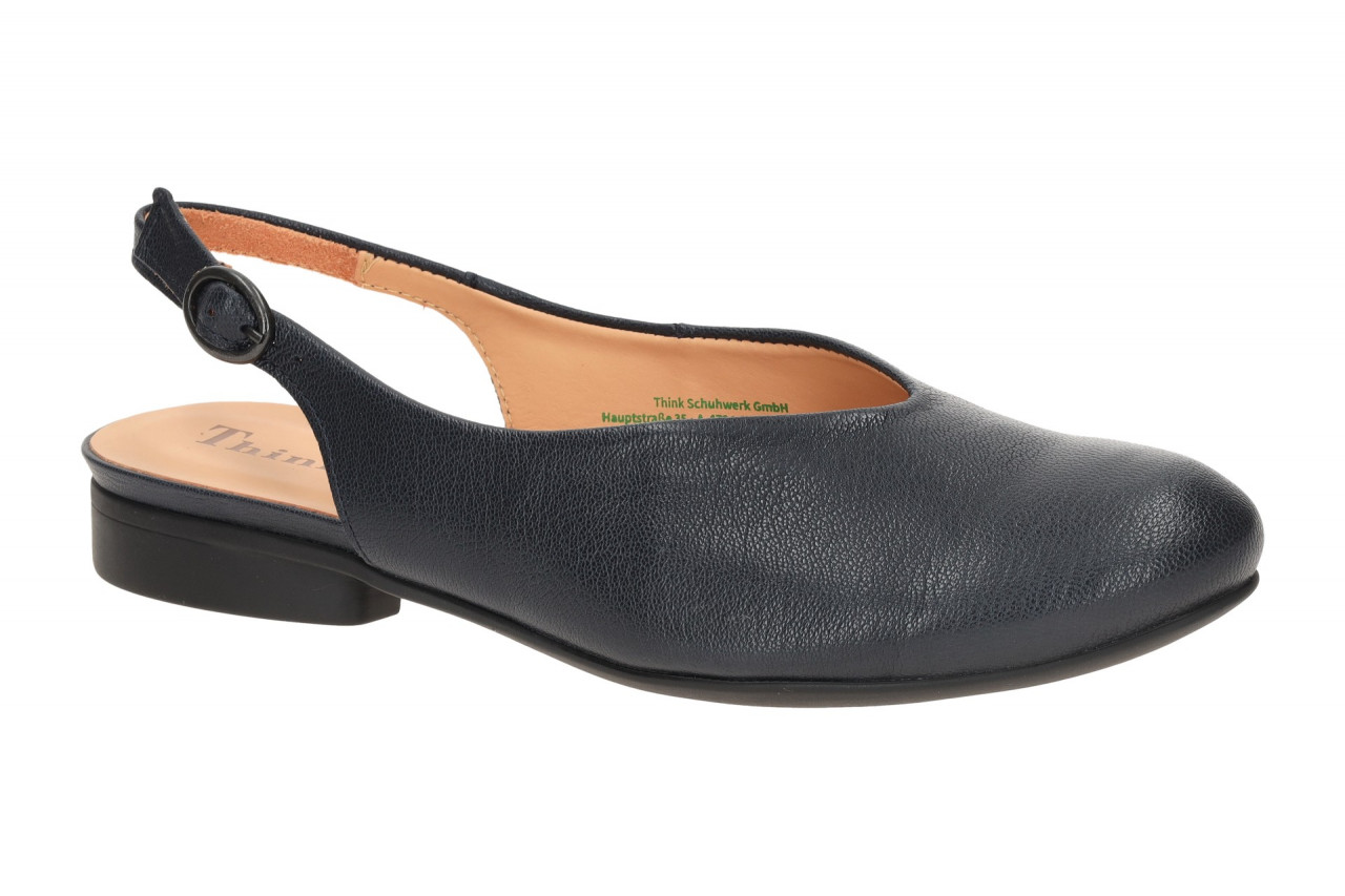Think GUAD 2 3-000731-8030 dunkel-blau - Sling Pumps f?r Damen