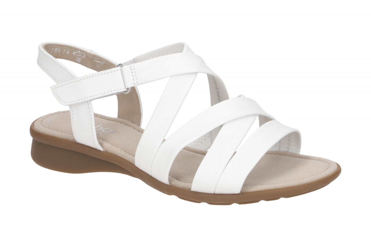 Gabor FLORENZ 66.066.50 wei? - Sandalette f?r Damen