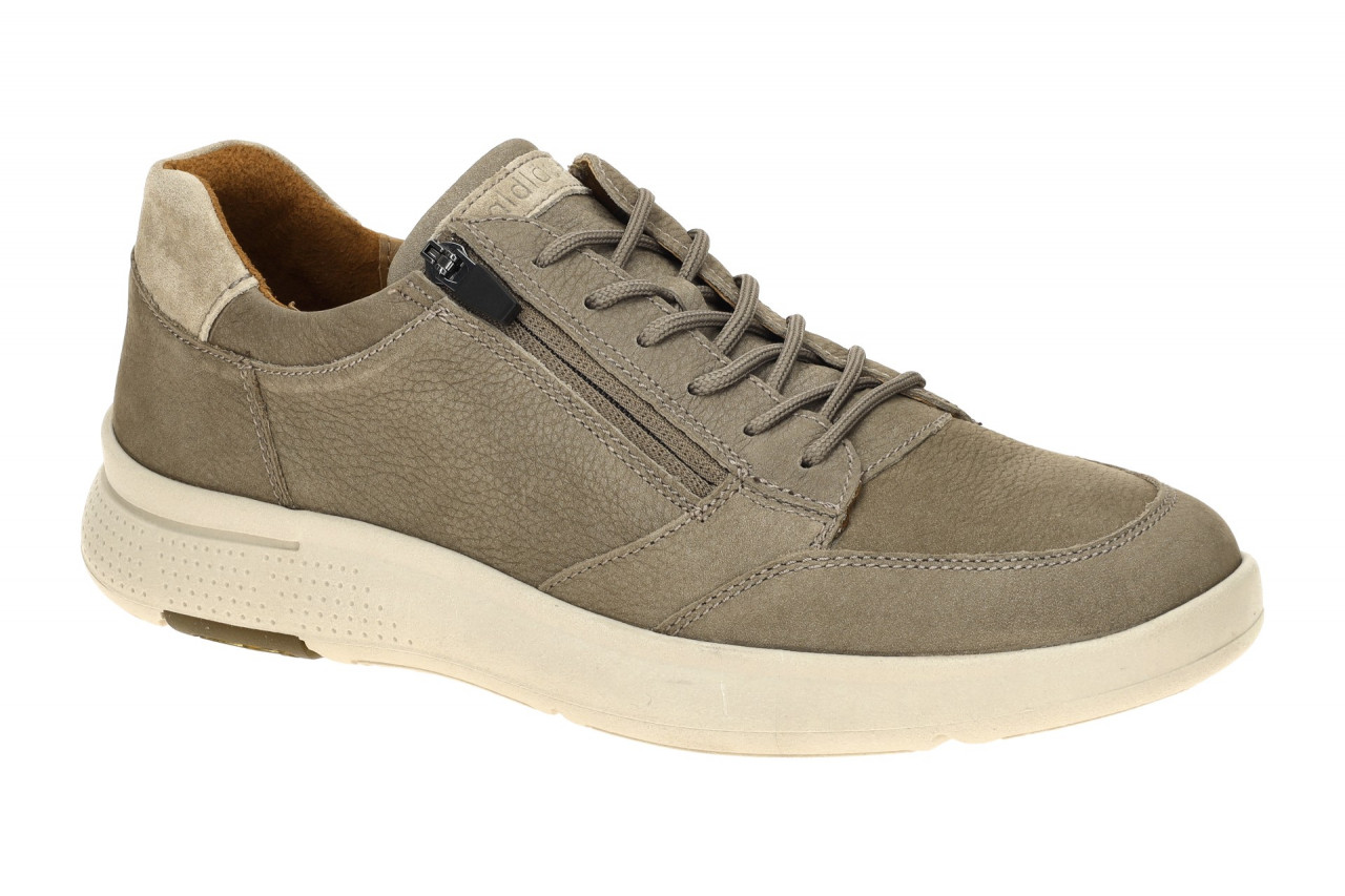 Waldl?ufer 984003 HEIKO Herren Schn?r Halbschuhe Grau Storm Bequem Weit