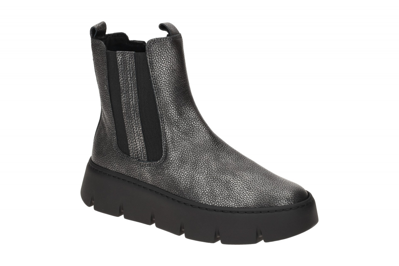 Gabor 73.743.60 Damen Stiefeletten Dunkelgrau Plateau Boots Wechselfu?bett